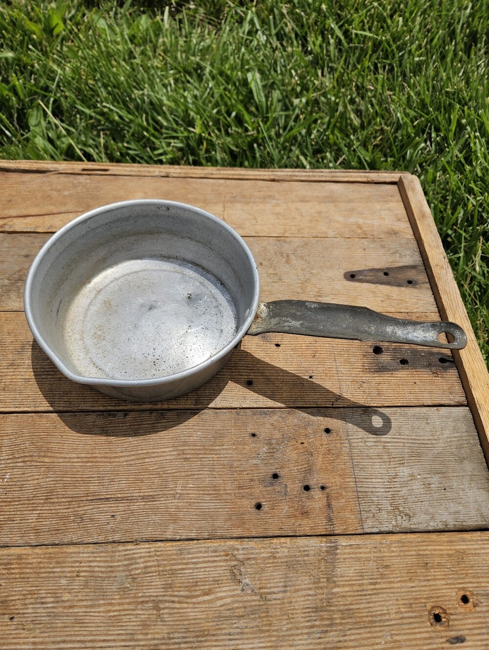Vintage Wear-Ever Aluminum Saucepan - 6.5" Diameter